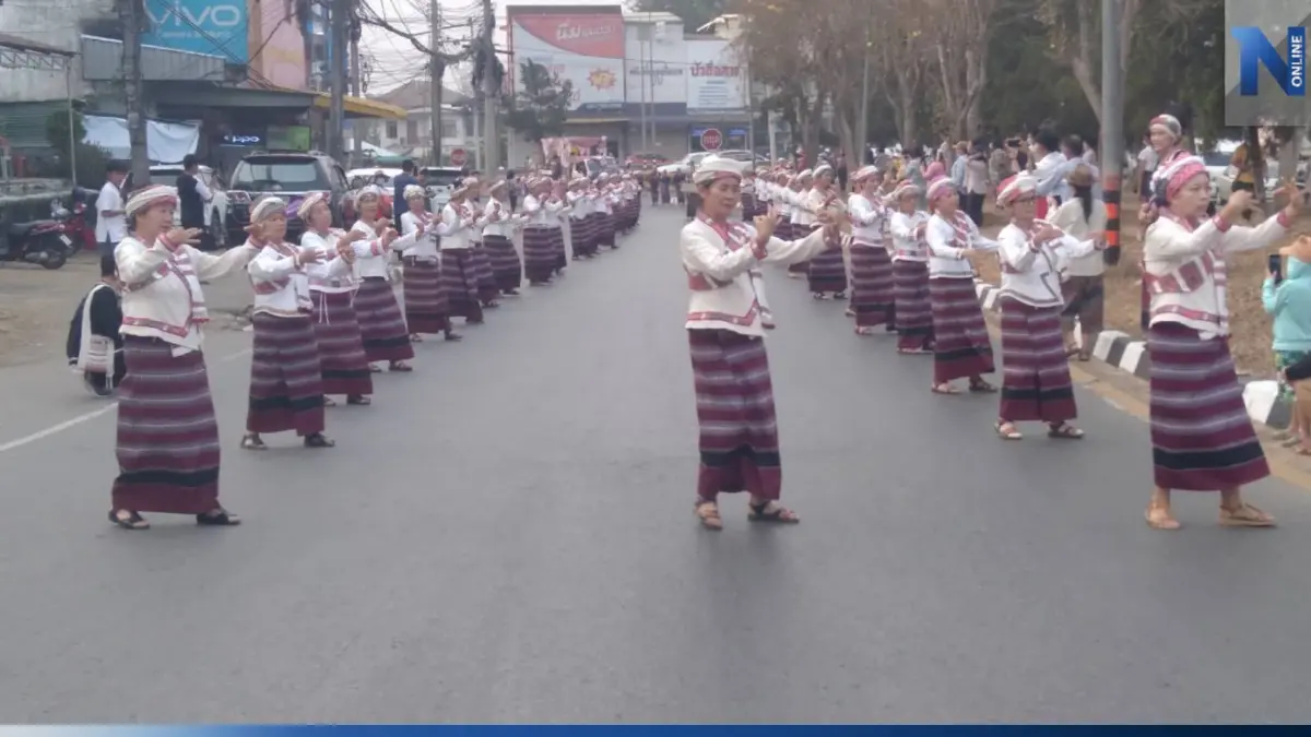 อำเภอปัวสืบสานประเพณี วัฒนธรรมไตลื้อ เปิดงานสืบสานฮีตฮอย กอยไตลื้อ เมิงโป