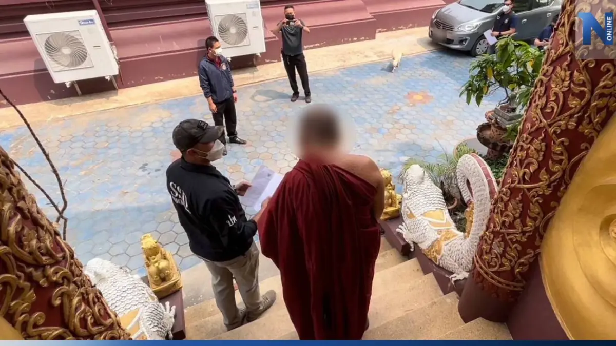 ตร.บุกรวบ "พระครู" กลางสำนักสงฆ์ เมืองเชียงใหม่ หลังหนีคดีชำเรา ด.ช.วัย 13 ปี