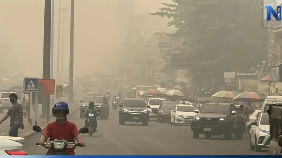 แม่สายวิกฤต ค่า "PM2.5" วัดได้สูงสุด 900 ไมโครกรัมต่อลูกบาศก์เมตร