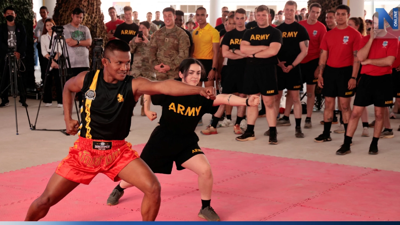 "บัวขาว" สอนทหารอเมริกัน Cobra Gold ฝึกมวยไทย