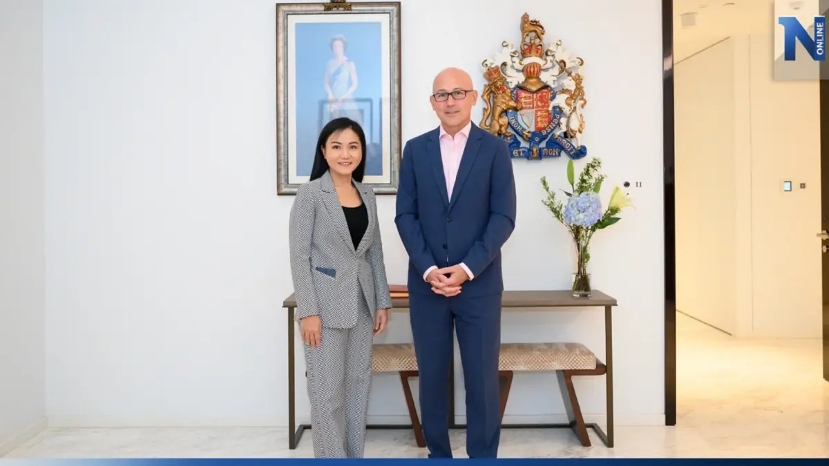 “นฤมล”เข้าเยี่ยมคารวะทูตอังกฤษ แลกเปลี่ยนข้อคิดเห็นศก.-การเมือง “นฤมล”เข้าเยี่ยมคารวะทูตอังกฤษ แลกเปลี่ยนข้อคิดเห็นศก.-การเมือง