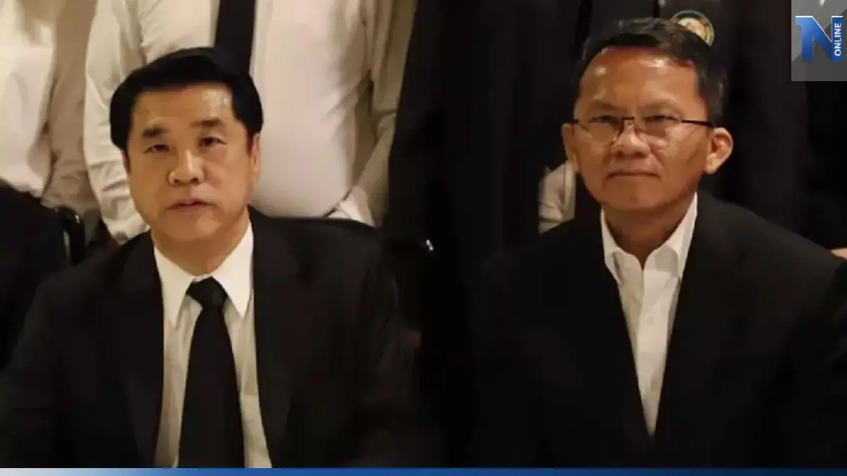 "สุริยะ-สมศักดิ์"กราบลา"วิษณุ" ก่อนซบ"เพื่อไทย" "สุริยะ-สมศักดิ์"กราบลา"วิษณุ" ก่อนซบ"เพื่อไทย"