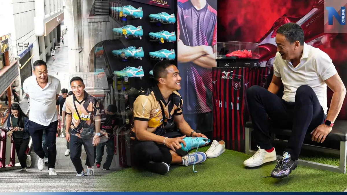 สุดปลื้ม! คนดังเจอกัน "เศรษฐา"เพื่อไทย โพสต์ภาพ เจอ "เจ ชนาธิป"นักเตะทีมชาติ