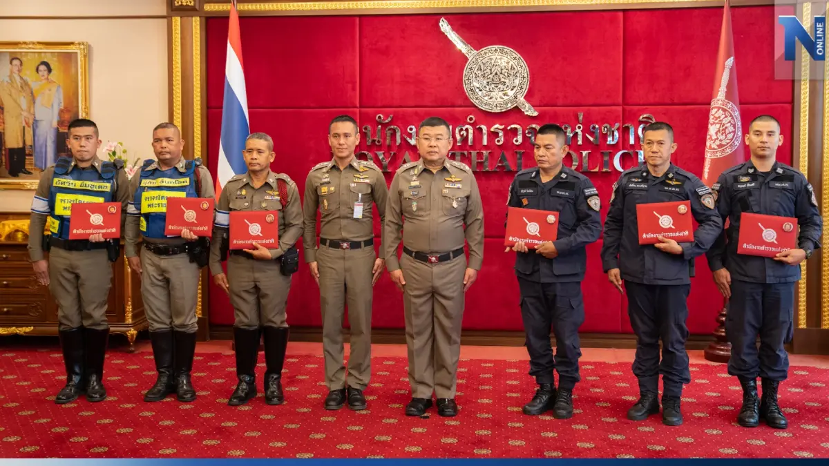 “บิ๊กเด่น” ชื่นชม ตร.จราจรโครงการพระราชดำริ ช่วยเด็กป่วย ส่งโรงพยาบาล