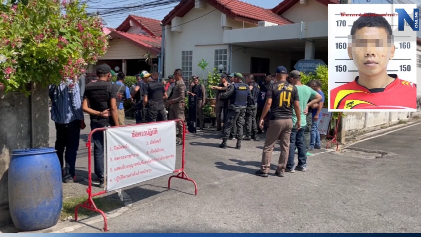 ไอ้คลั่งกราดยิงกลางเมืองเพชร ยังไม่วางอาวุธ ผ่านไป 6 ชม. ตร.วางแผนบุกชาร์จ