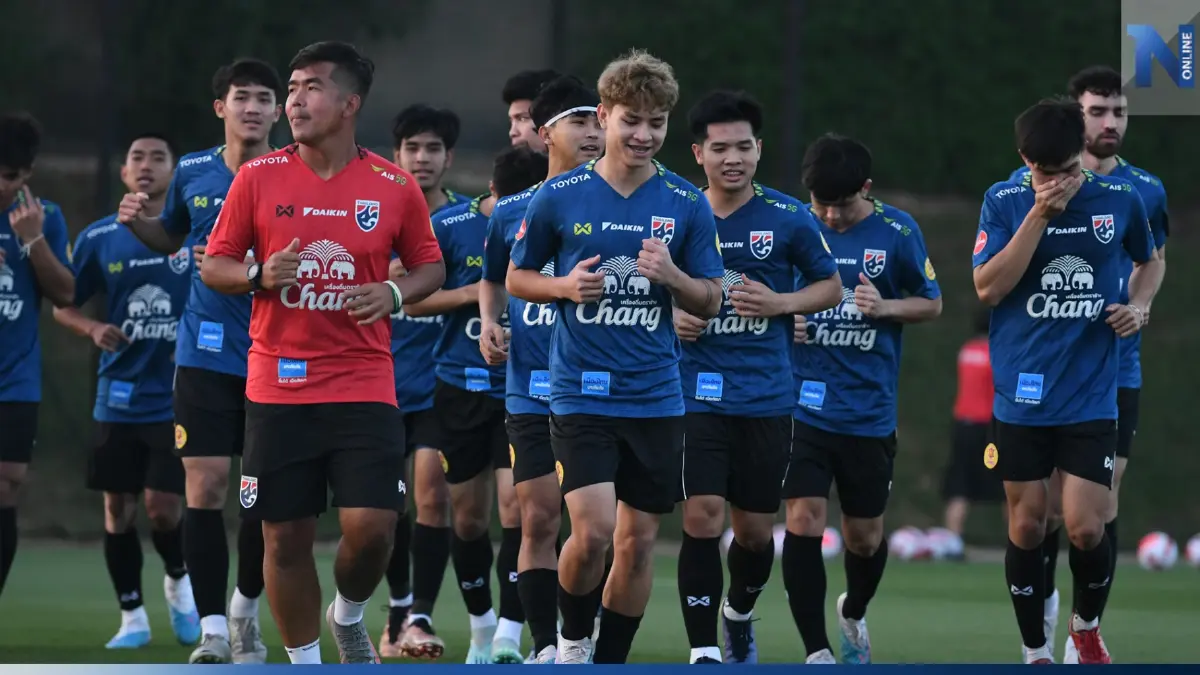 "ไทย U23" ประกาศเบอร์เสื้อก่อนดวลซาอุฯคืนนี้