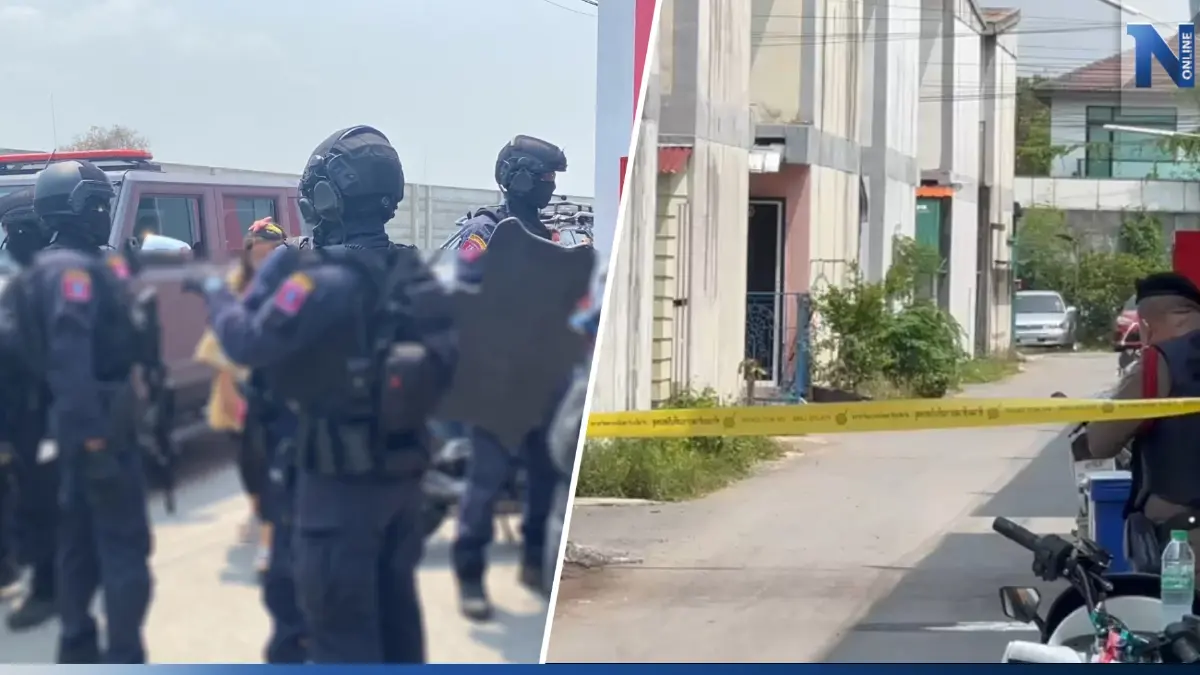 ตร.ยังปิดล้อม-เร่งเจรจา หนุ่มคลั่งยิงปืนสายไหม