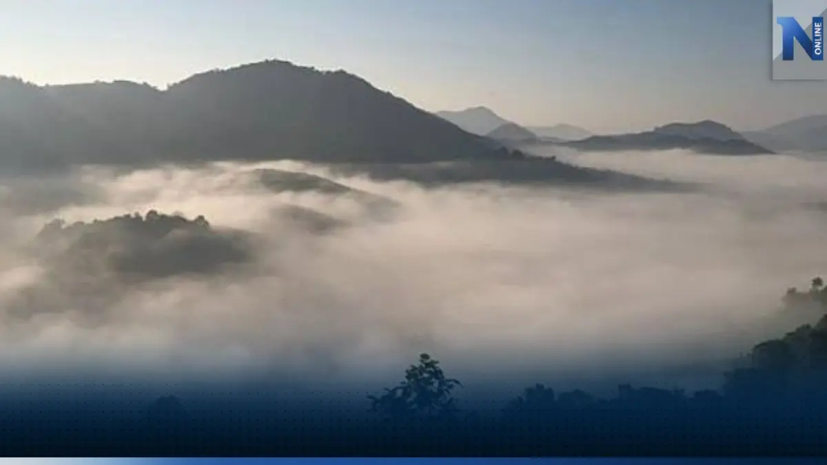 ภาคเหนืออากาศเย็นถึงหนาว ฟ้าหลัวในตอนกลางวัน ยอดดอยอากาศหนาวถึงหนาวจัด 
