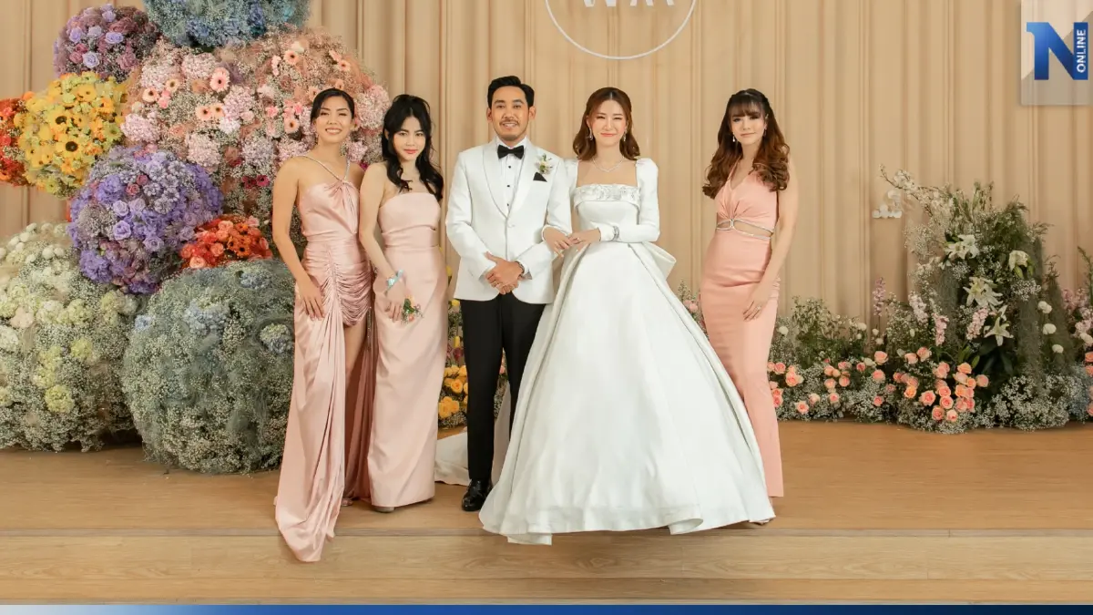 "เบลล์ มนัญญา" อดีตวง "เกิร์ลลีเบอร์รี" ควงแฟนหนุ่มเข้าประตูวิวาห์