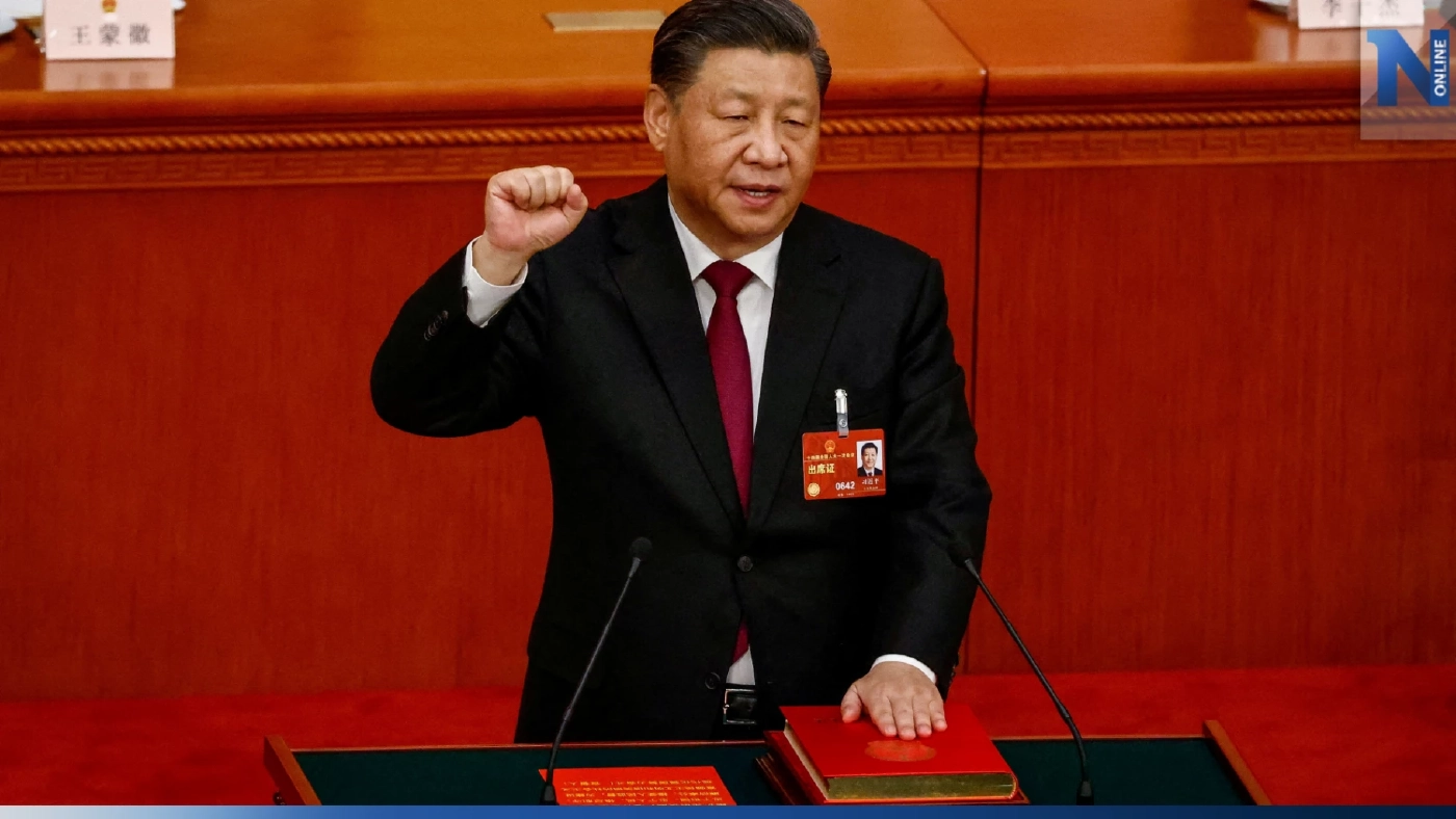 สี จิ้นผิง ได้รับเลือกเป็นประธานาธิบดีจีนสมัยที่ 3 สี จิ้นผิง ได้รับเลือกเป็นประธานาธิบดีจีนสมัยที่ 3