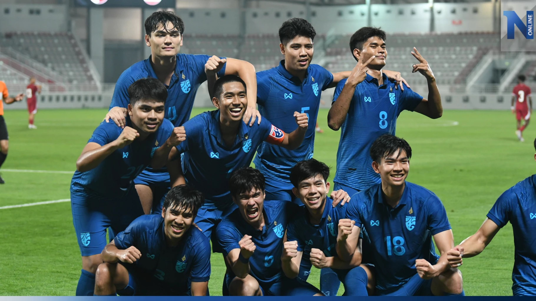 ไฮไลท์ "ไทย U23" เฉือนกาตาร์ 1-0 ลิ่วชิงที่ 3 โดฮาคัพ "โค้ชหระ" แฮปปี้ต่อกรระดับเอเชียได้ (คลิป) card-wrapper