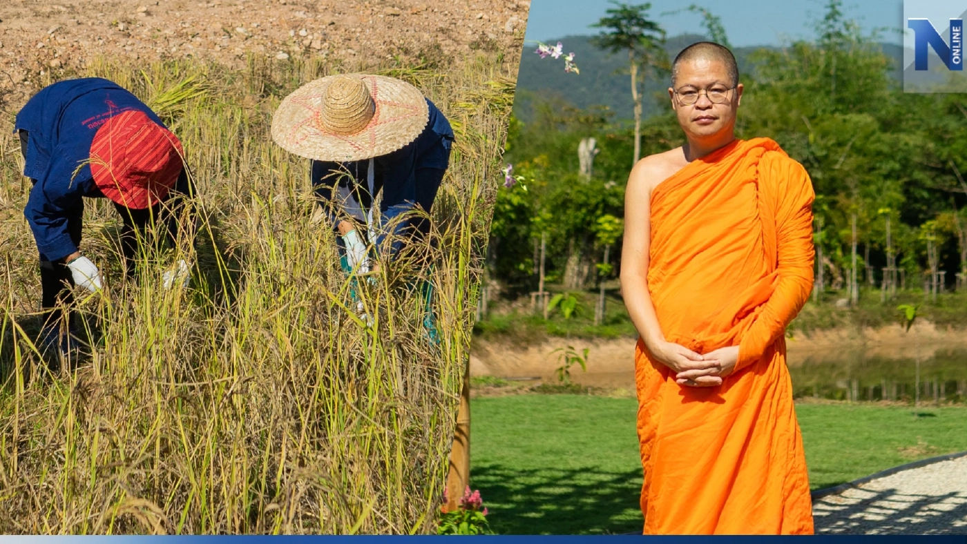 ศาสนาและธรรมชาติ ผนวกรวมกันไว้ที่ พุทธนิเวศเกษตรอินทรีย์  ไร่เชิญตะวัน