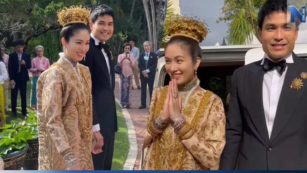“ปอย-โอ๊ค” วิวาห์หวานสุดชื่นมื่น ตามแบบประเพณีดั้งเดิม จ. ภูเก็ต (มีคลิป)