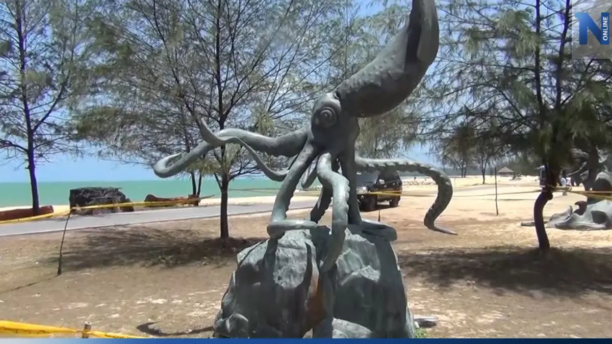 ตัวเฉียดล้าน! รูปปั้นสัตว์ทะเลหาดปะนาเระ ช่างโยธา เผย ราคาสมเหตุสมผล