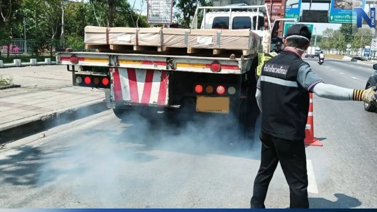 คพ.เข้ม! ตรวจจับรถควันดำ ป้องกันฝุ่น PM2.5