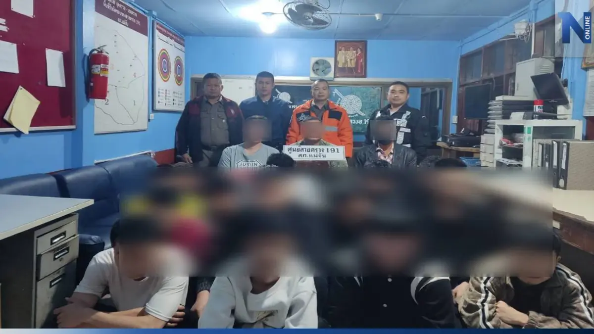 จับแก๊งจีนคอลเซ็นเตอร์ 14 คน พร้อมคนนำพาอีก 3 คน