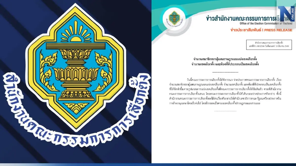 เช็กที่นี่! "กกต." ออกประกาศจำนวน ส.ส. - แบ่งเขตเลือกตั้ง 400 เขต เช็กที่นี่! "กกต." ออกประกาศจำนวน ส.ส. - แบ่งเขตเลือกตั้ง 400 เขต