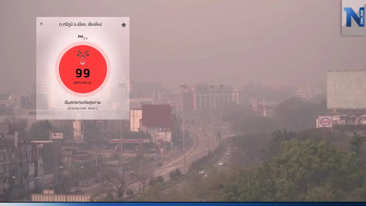 เชียงใหม่จมฝุ่น"PM2.5" ประชาชนวิงวอนภาครัฐ เร่งแก้ปัญหาด่วน!