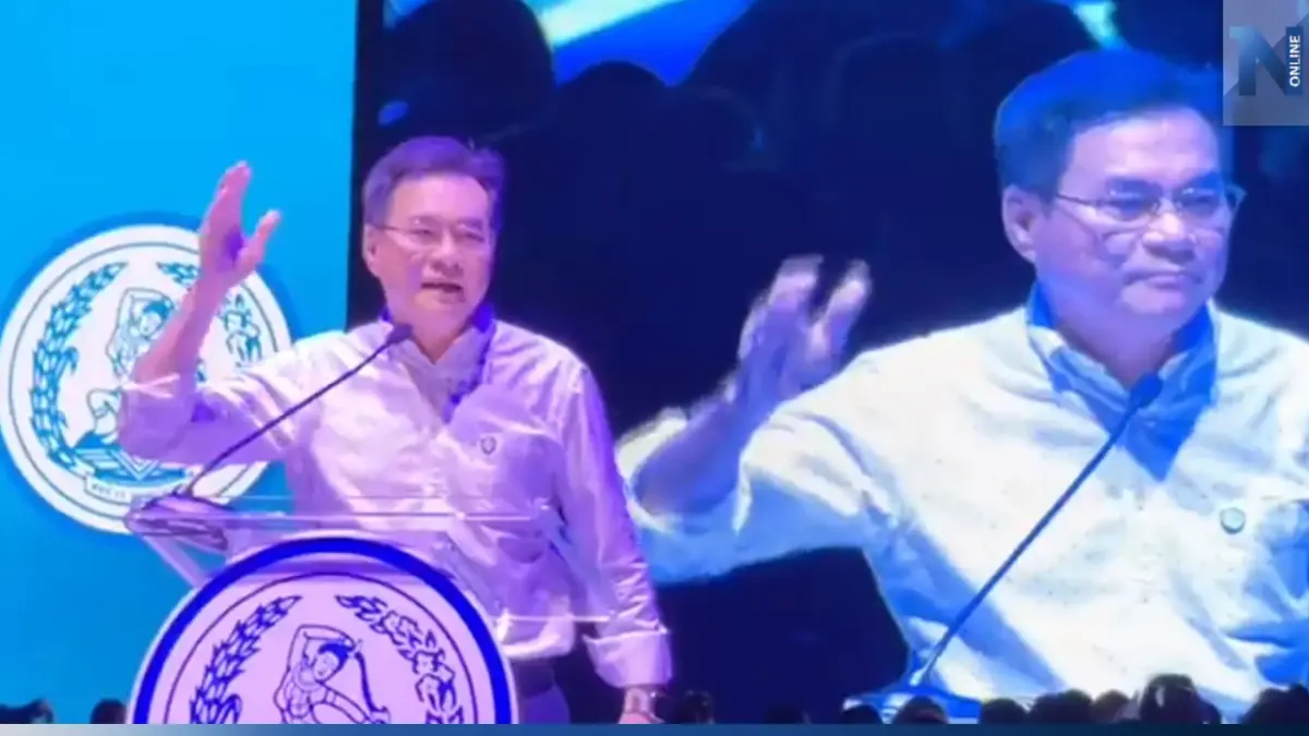 "จุรินทร์" อ้อนคนกรุงจับมือ ไม่เอา "ธนกิจการเมือง" ใช้เงินซื้อผู้แทน
