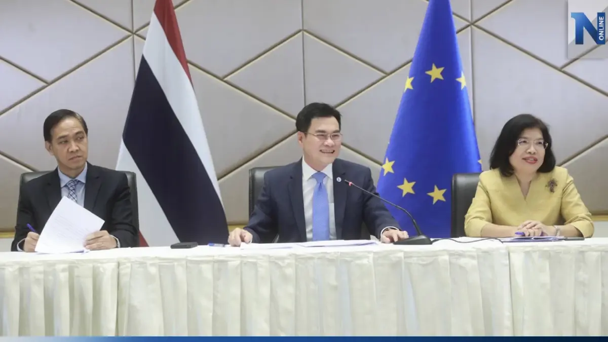 ไทยประกาศเริ่มต้น FTA ไทย-อียู เป็นทางการ ตั้งเป้าแล้วเสร็จภายใน 2 ปี