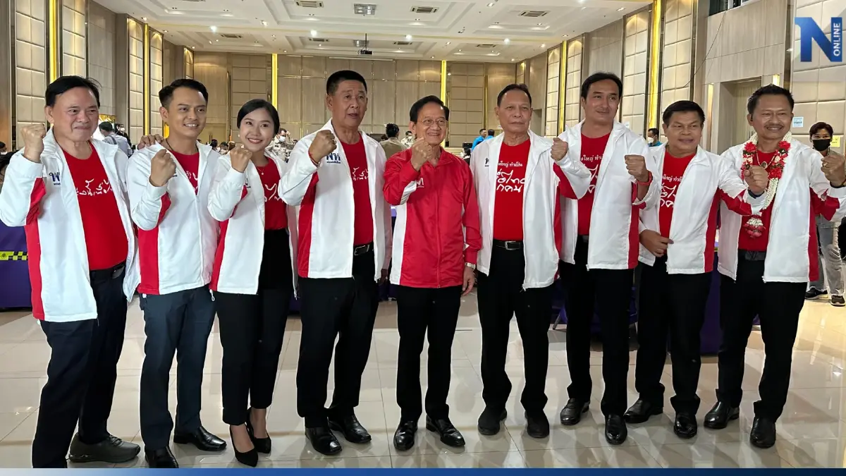 "สมชาย"นำทัพผู้สมัครเมืองนนท์เพื่อไทยสมัครรับลต.มั่นใจกวาดยกจังหวัด
