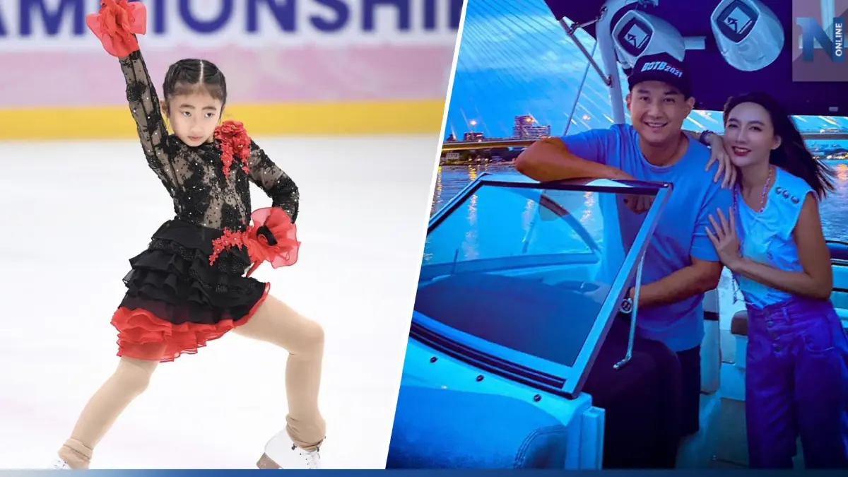 เบนซ์ พริกไทย - ปอ ตนุภัทร สุดภูมิใจลูกสาวคว้าแชมป์ไอซ์สเก็ต ระดับประเทศ