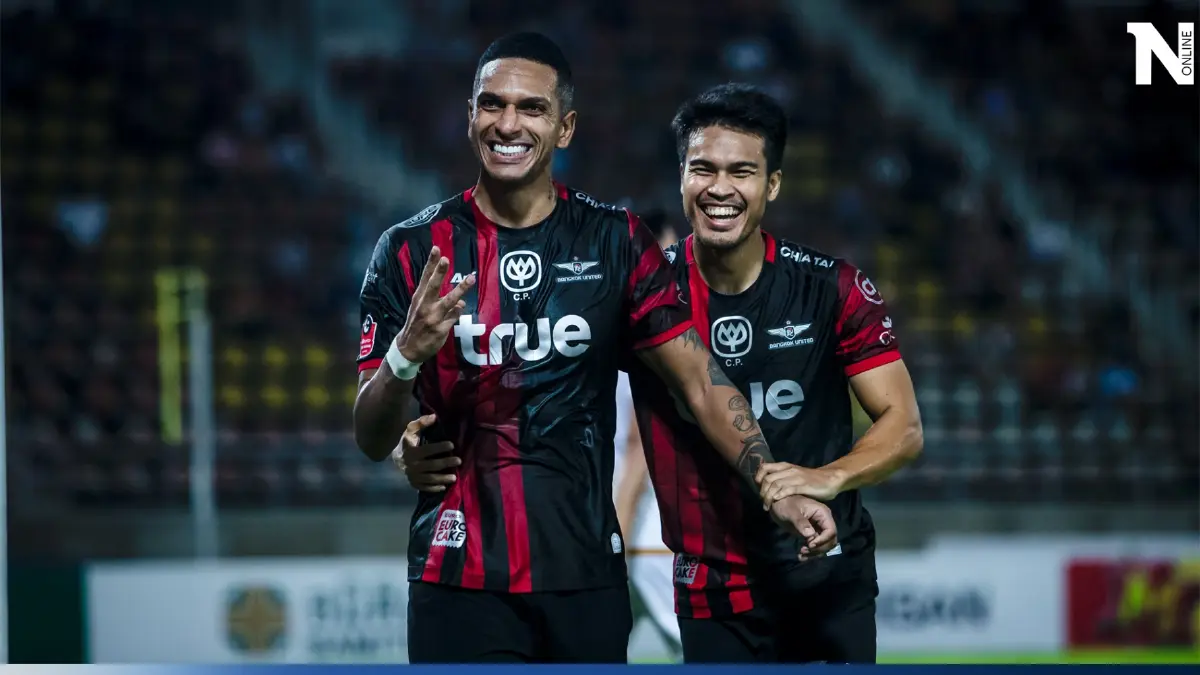 แบงค็อกเปิดบ้านถล่มเทโร 4-1 คว้าตั๋วลุยถ้วยเอเชีย