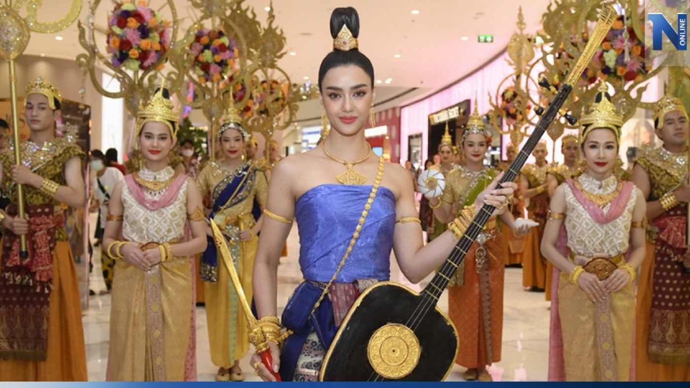 เปิดที่มาเครื่องประดับทองล้ำค่าเมื่อ “อแมนด้า”  แปลงโฉมเป็นนางกิมิทาเทวี