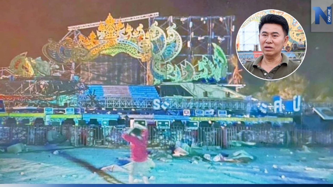 เปิดใจ หัวหน้าคณะหมอลำระเบียบวาทะศิลป์ หลังพายุถล่มเวทีพัง เสียหายนับล้าน