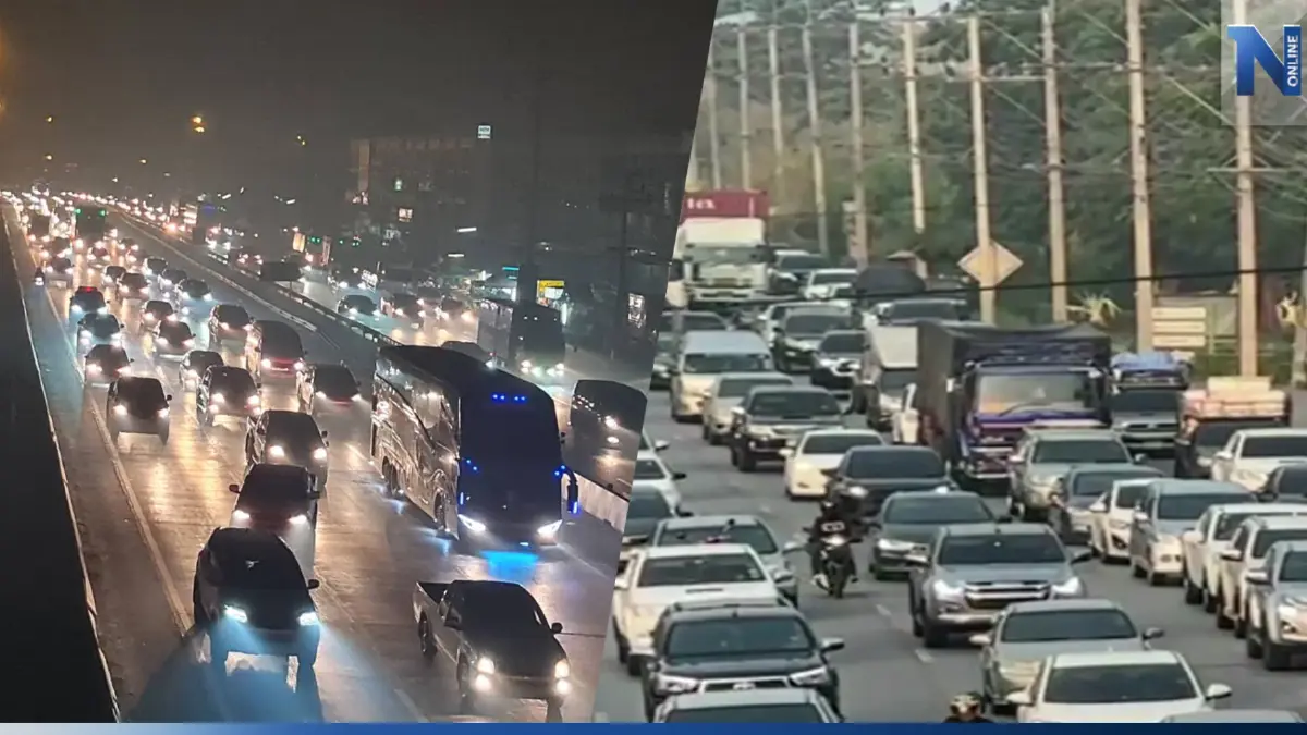 แห่เดินทางกลับบ้าน"สงกรานต์ 66 " เส้นทางเหนือ-อีสาน จราจรหนาแน่นจนเช้า แห่เดินทางกลับบ้าน"สงกรานต์ 66 " เส้นทางเหนือ-อีสาน จราจรหนาแน่นจนเช้า
