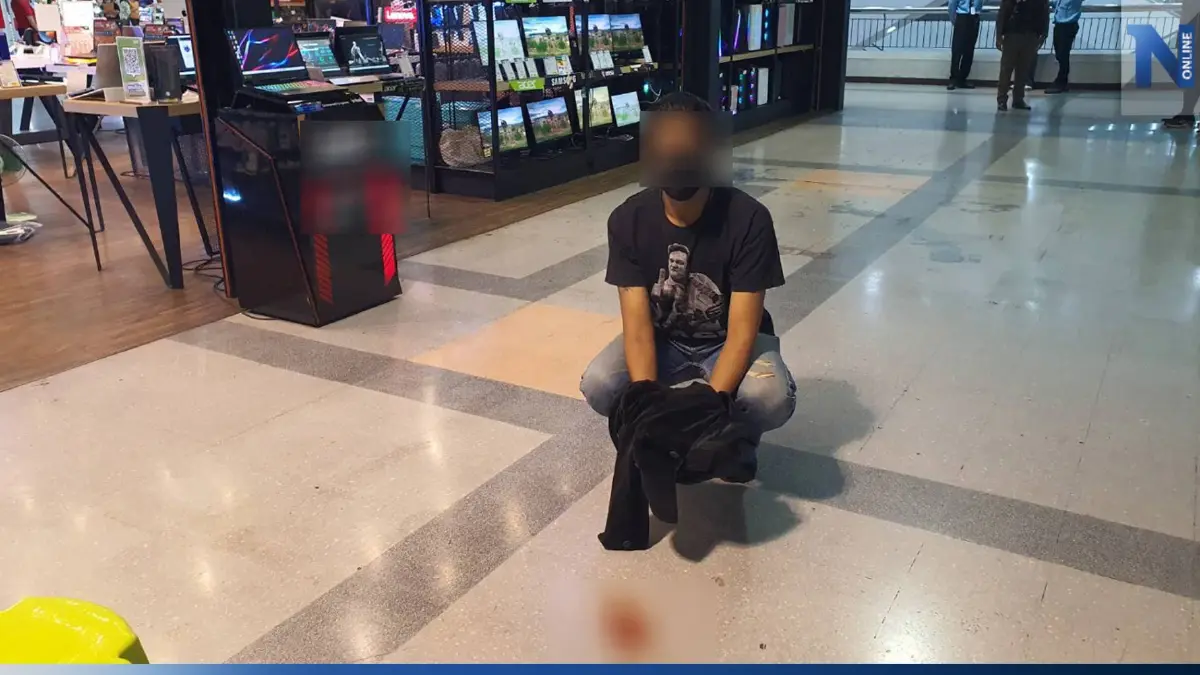 รวบหนุ่มเลือดร้อน แทงอริกลางห้างดัง อ้างแค้น! ผู้ตายชอบถาม "มองหน้าทำไม"