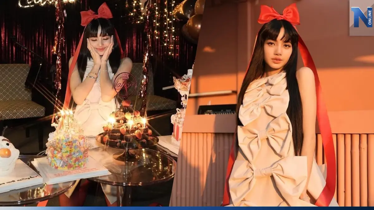 กลับไทยมาฉลอง "ลิซ่า ลลิษา" จัดเต็มชุดโบว์ ใส่วันเกิด ปีนี้อายุ 26 ปีแล้วจ้า 