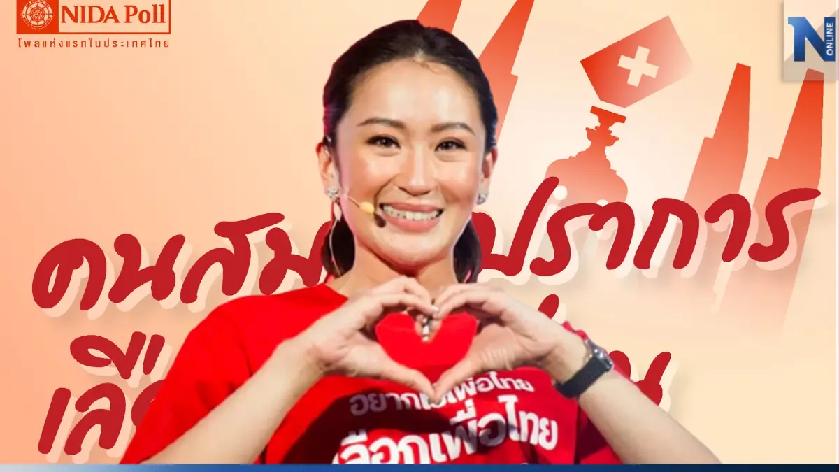 "อุ๊งอิ๊งค์" ยังคงยืนหนึ่งนายกฯ "นิด้าโพล" ตามด้วย "พิธา-บิ๊กตู่"