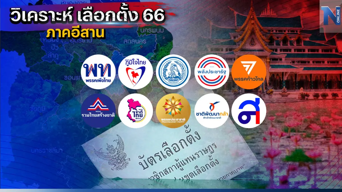 เครือเนชั่น วิเคราะห์ เลือกตั้ง 66 ภาคอีสาน อุดรฯ เพื่อไทยขอแลนด์สไลด์ได้ปะ