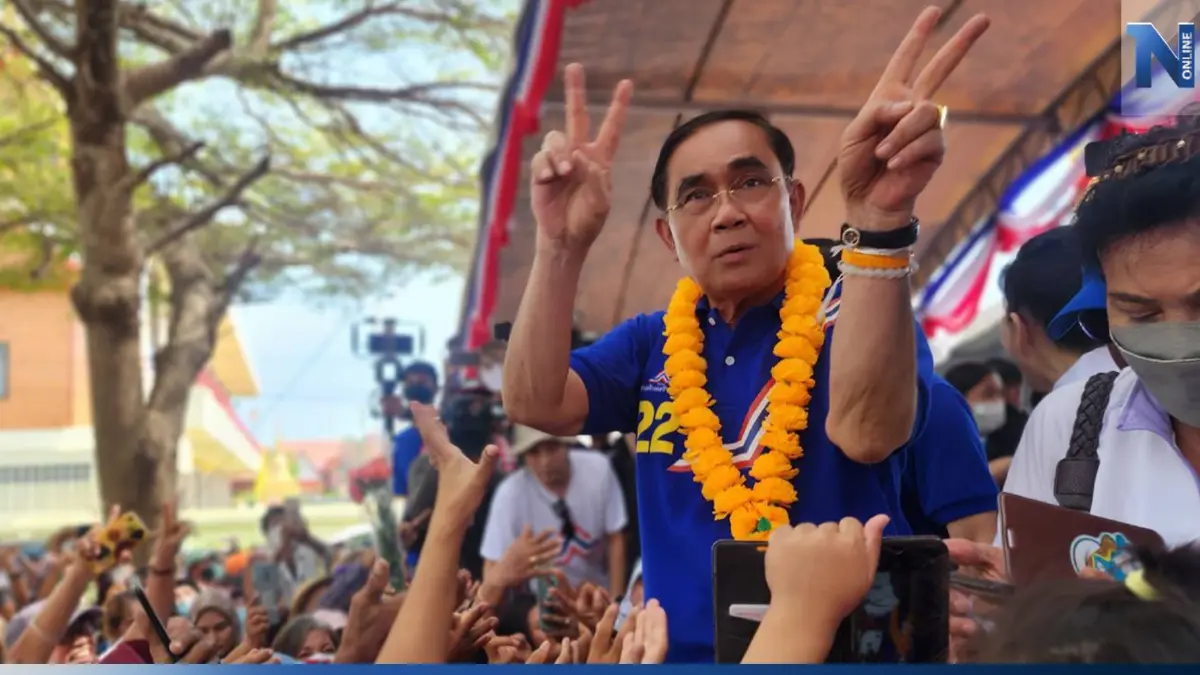 สงขลาตลาดแตก "พล.อ.ประยุทธ์" ปราศรัยปชช.แห่ล้อมเวที เรียก "พี่ตู่"กระหึ่ม
