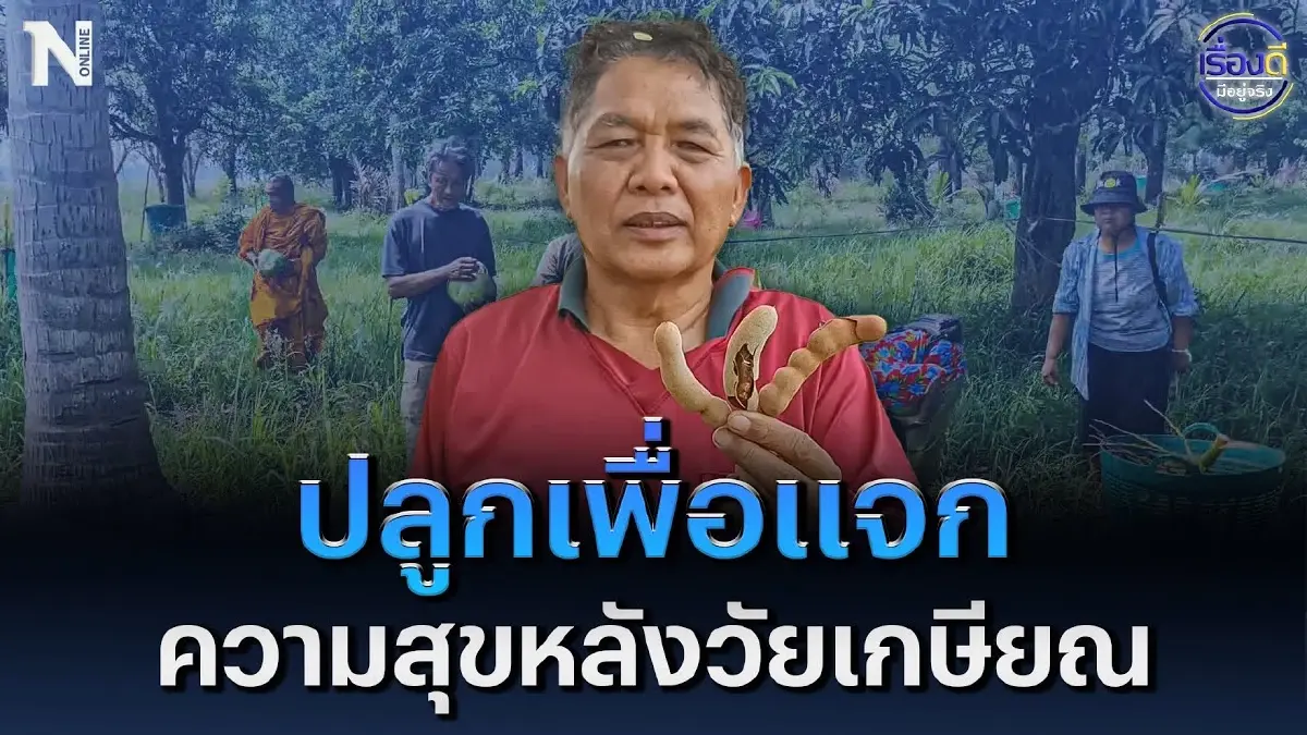 ปลูกเพื่อแจก สร้างความสุขหลังวัยเกษียณ ปลูกเพื่อแจก สร้างความสุขหลังวัยเกษียณ