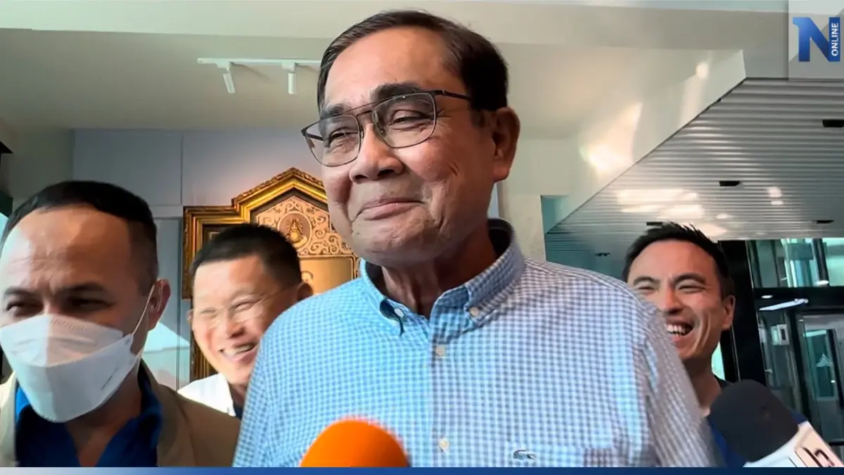 "บิ๊กตู่"อมยิ้มแย้มพรุ่งนี้ขอจับเบอร์ปาร์ตี้ลิสต์ถ้าทำได้