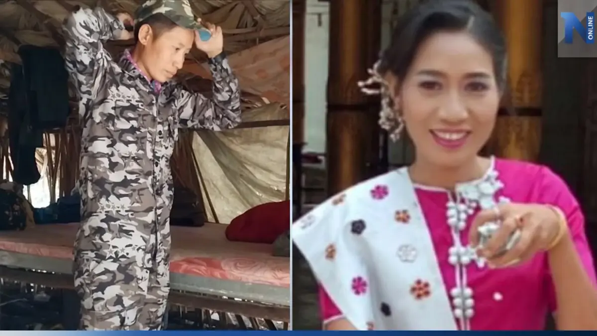 สงครามกลางเมืองเมียนมา บีบให้สาวสวยกลายเป็นกองกำลังหญิงสุดห้าว ( มีคลิป )