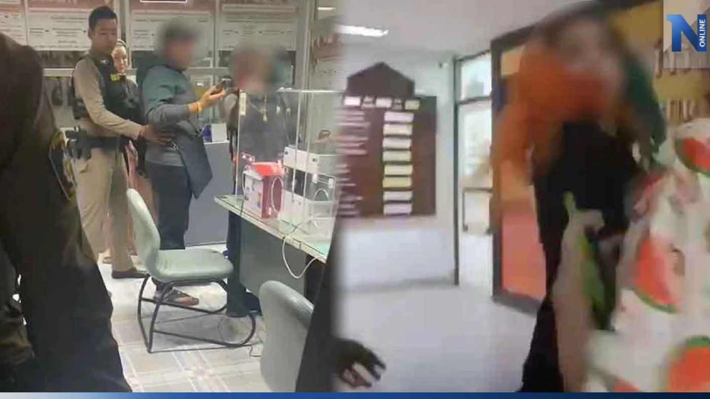 ศึกแม่ค้า! เคลียร์ไม่จบ ตบสนั่นโรงพัก แถมข่มขู่ไม่กลัวตำรวจ