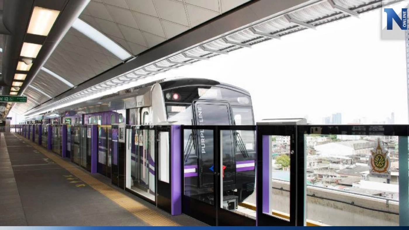 MRT บริการ รถไฟฟ้าสายสีน้ำเงิน - สีม่วง ให้ผู้สูงอายุขึ้นฟรี รับสงกรานต์