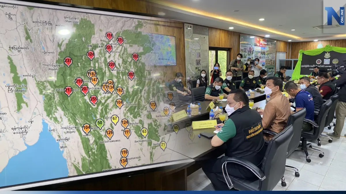 ผวจ.เชียงใหม่ ประกาศพื้นที่อุทยานศรีลานนา เป็นพื้นที่ภัยพิบัติไฟป่าเพิ่ม