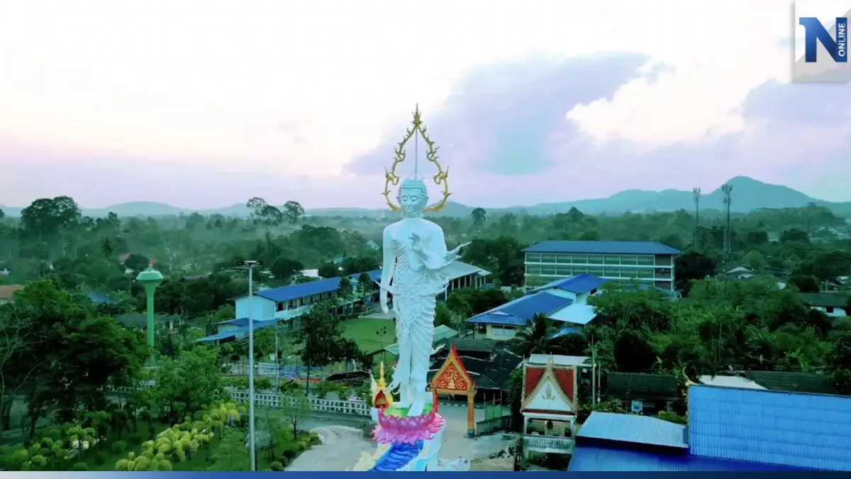 งานบุญสุดท้าย "เอ๋ ชนม์สวัสดิ์" เนรมิตปูชนียสถาน วัดหนองจับเต่า