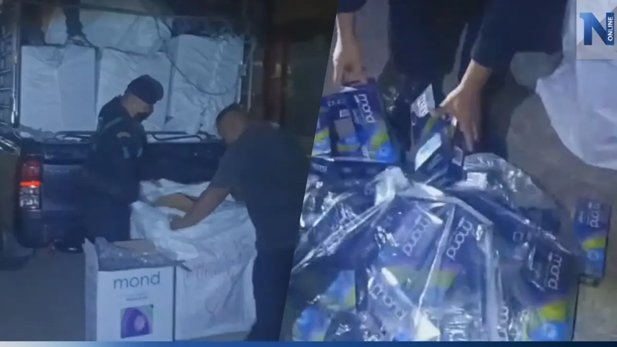 จับหนุ่มลักลอบขนบุหรี่เถื่อนล็อตใหญ่ ใกล้ตลาดโรงเกลือ มูลค่า 3 ล้าน