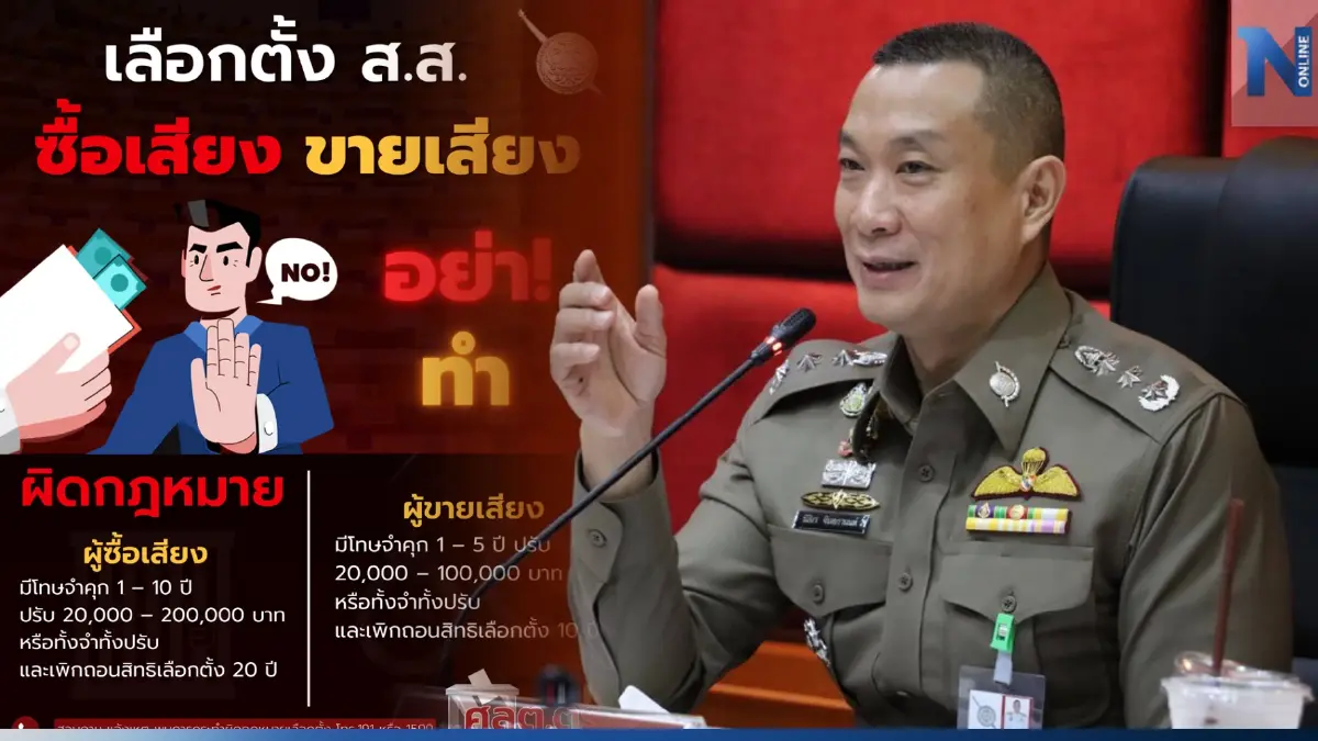 โค้งสุดท้าย เลือกตั้ง 66 ตร. เข้ม! บังคับใช้กฎหมาย จับซื้อเสียงแล้ว 3 ราย