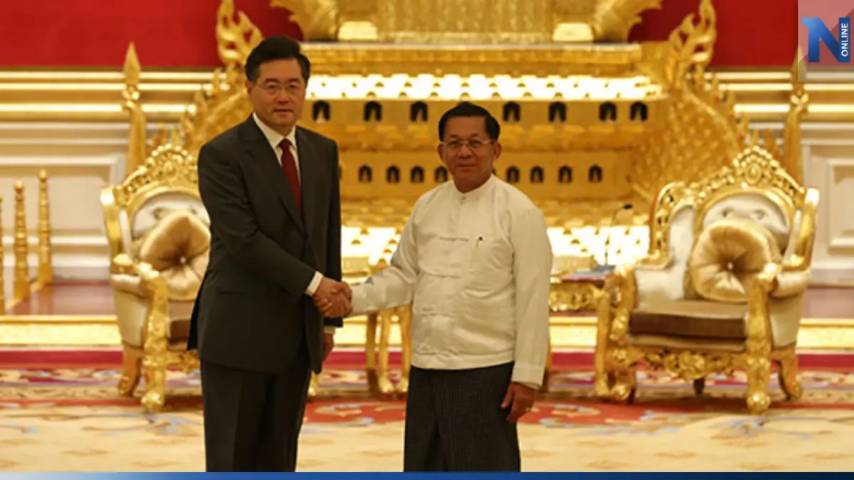 รมว. ต่างประเทศจีนพบผู้นำรัฐบาลทหารเมียนมา