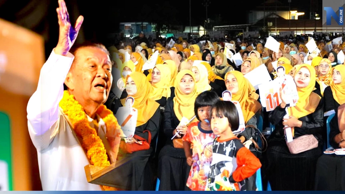 "พรรคประชาชาติ" ปิดปราศรัยสามจังหวัดชายแดนใต้ ชูนโยบายสร้างคนสร้างชาติ