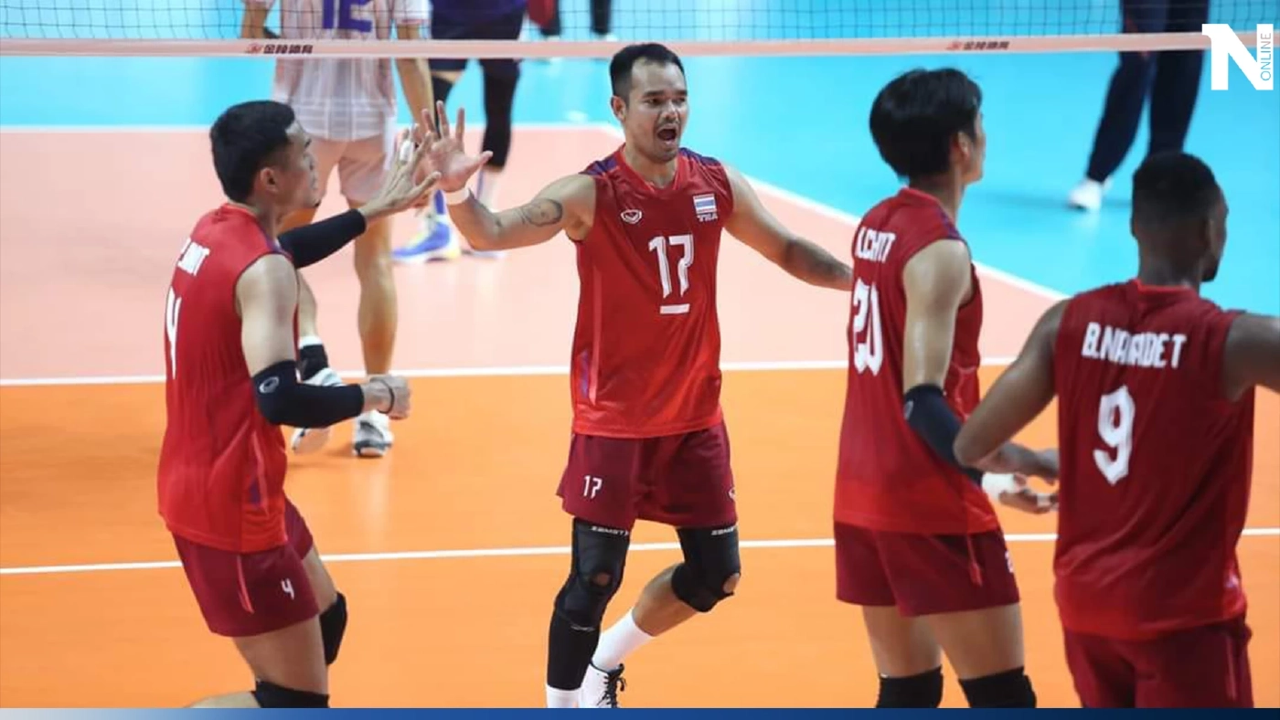 "วอลเลย์บอลชายไทย" แผ่วปลายพ่ายเจ้าภาพ 2-3 เซต ร่วงตัดเชือก "ซีเกมส์ 2023"