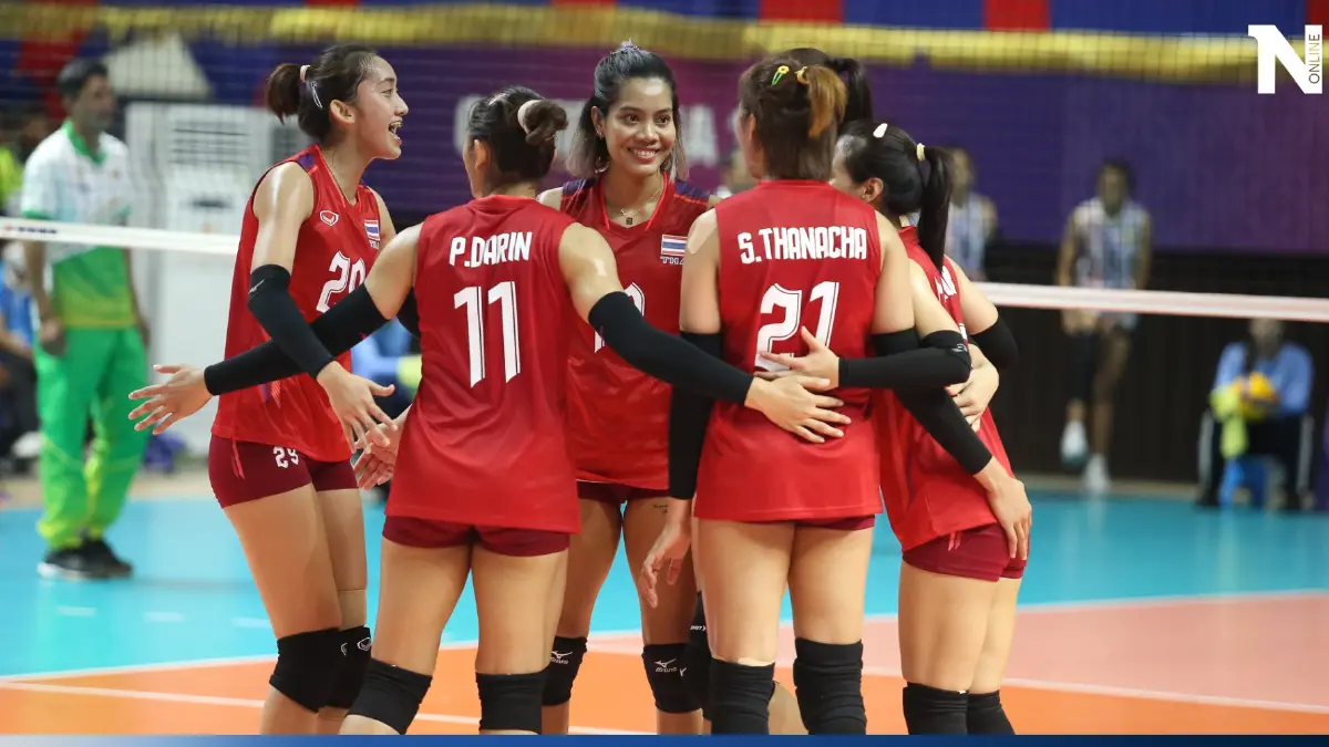 วอลเลย์บอลหญิงทีมชาติไทย ทุบ เมียนมา 3 เซตรวด ศึก "ซีเกมส์ 2023" วอลเลย์บอลหญิงทีมชาติไทย ทุบ เมียนมา 3 เซตรวด ศึก "ซีเกมส์ 2023"