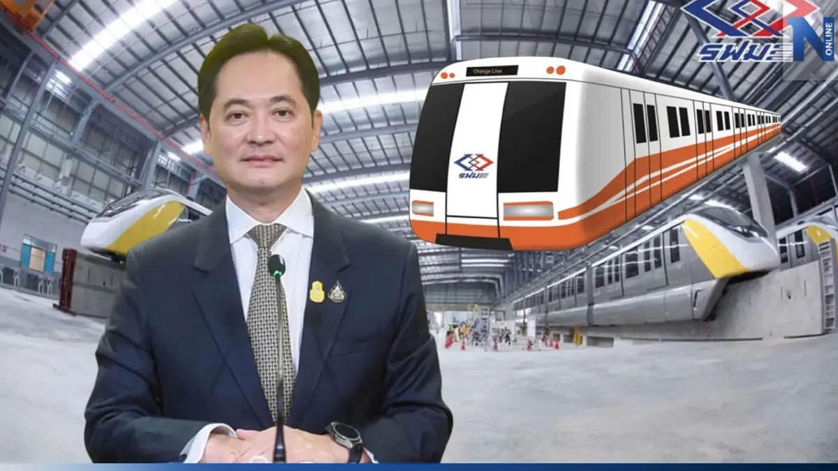 รัฐบาล เผยความก้าวหน้ารถไฟ 5 สาย "กทม.-ปริมณฑล" เป็นไปตามแผน