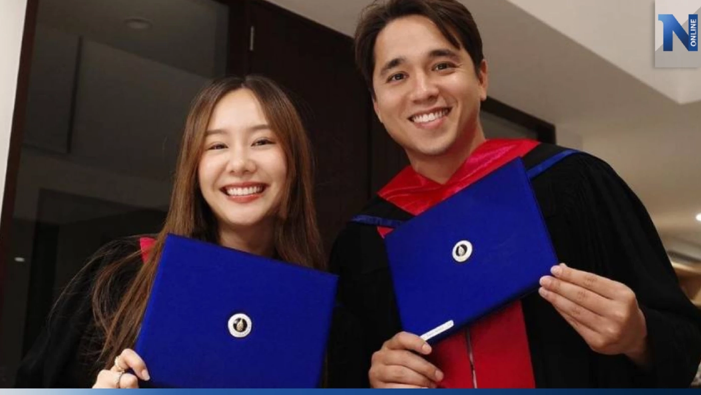 "เต้ย-อเล็กซ์" เลิกกันแล้วเป็นเพื่อนที่ดี ควงคู่รับปริญญาโท